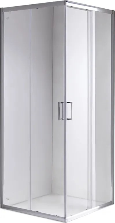 BPS-koupelny Štvorcový sprchový kút KZ93D 70x70 chróm/transparent - bez vaničky