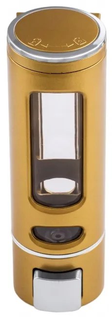 Gamma Gamma, nástenný dávkovač mydla 400ml, zlatá lesklá, GMA-DOZS-GD