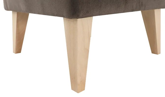 Kondela Taburet, taupe-sivohnedá/buk, RODEZA