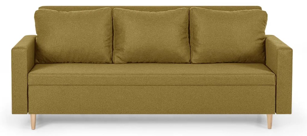 Trojmiestna pohovka s funkciou spania KENO Horčica