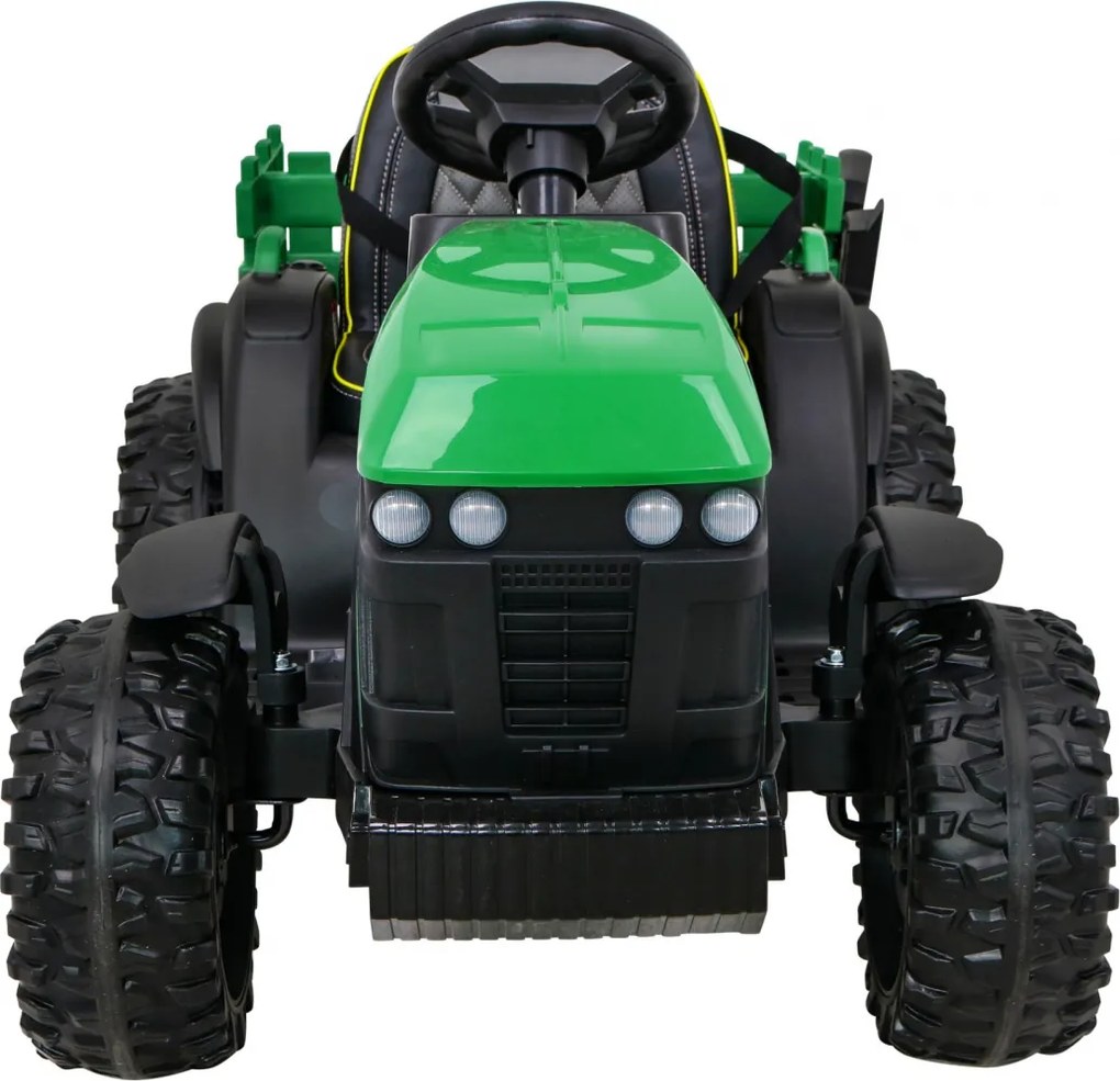 Ramiz Titánový traktor s prívesom zelený