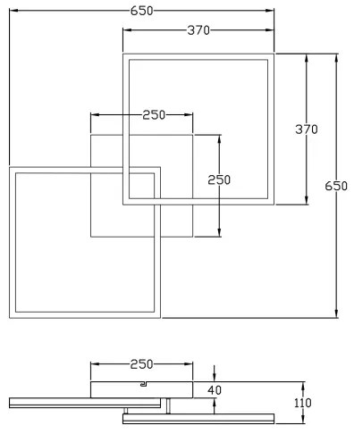 Fabas Luce 3394-65-102 - LED Stmievateľné svietidlo BARD LED/52W/230V 3000K biela
