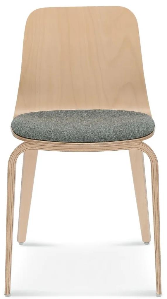 FAMEG Hips - A-1802 - jedálenská stolička Farba dreva: buk premium, Čalúnenie: látka CAT. A