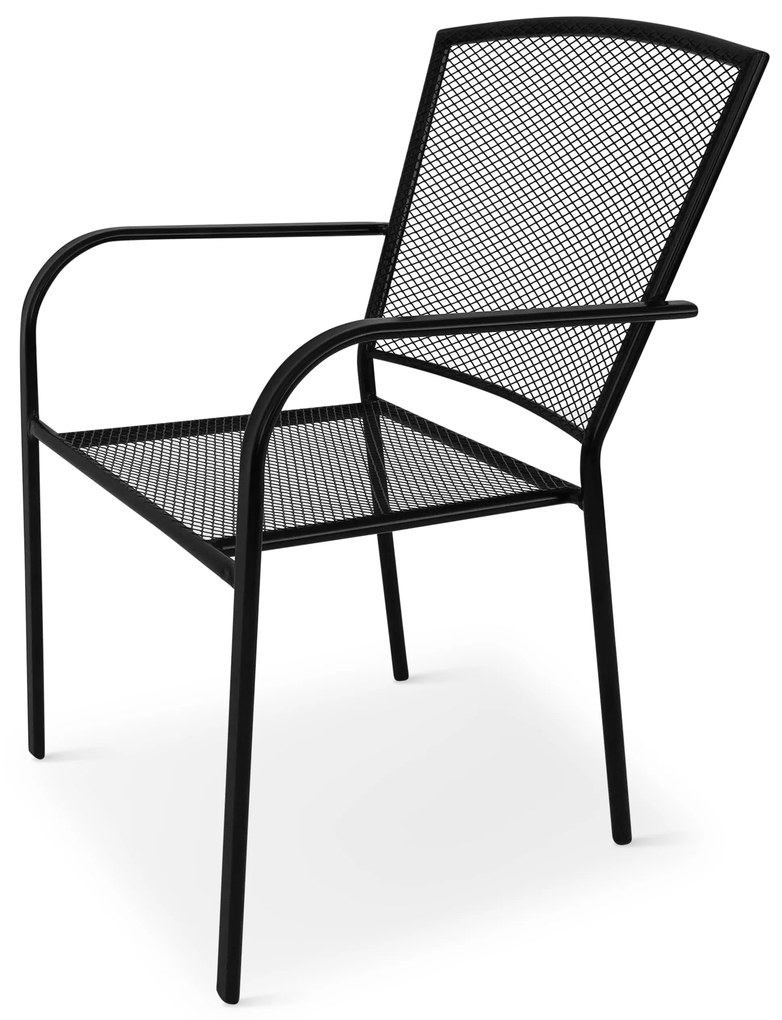 Záhradná kovová stolička Lana steel ZWMC-19
