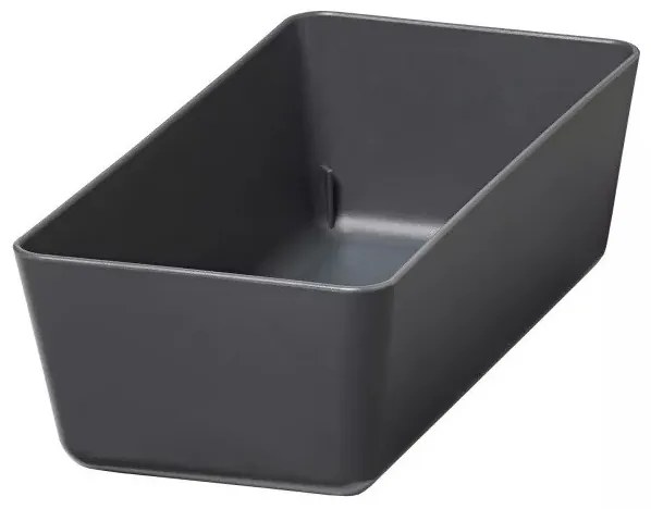 Organizér do zásuvky, do kuchyne, príborník - NITAKI sivý plast (9x18)