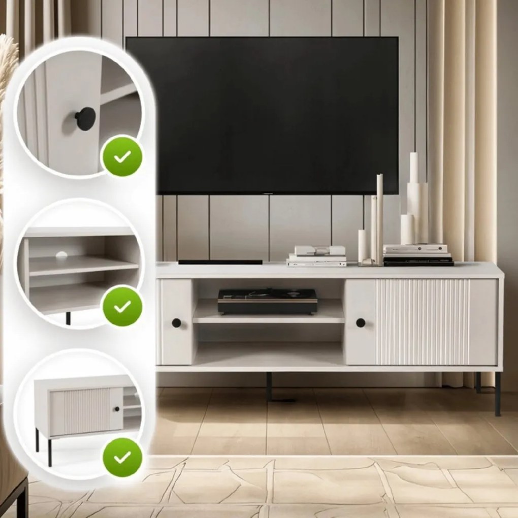 PROXIMA.store - Glamourový TV stolík SOFT