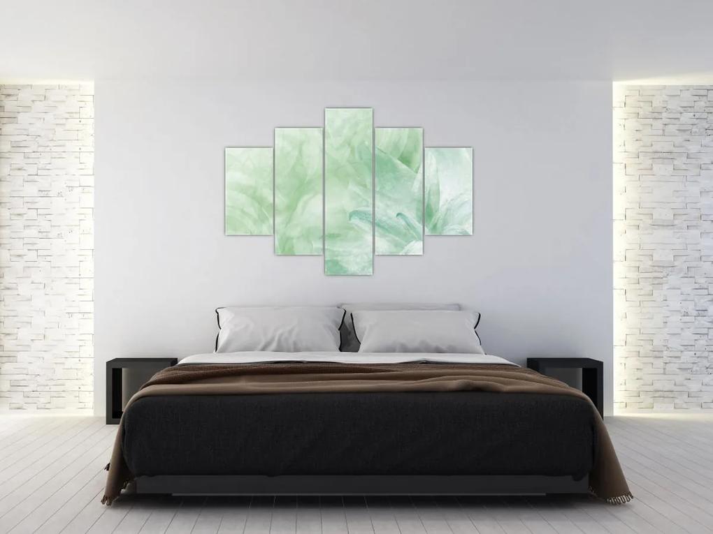 Obraz - Zelený kvet (150x105 cm)