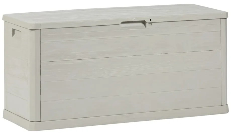 Svetlosivý plastový záhradný úložný box Woodys – Toomax