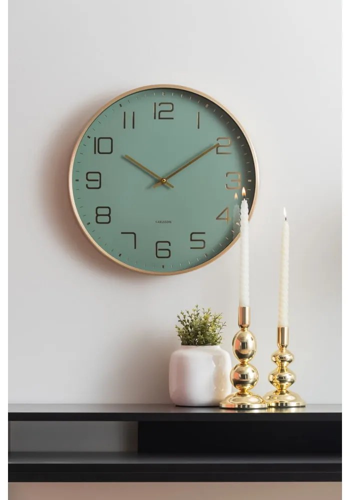 Nástenné hodiny ø 40 cm Elegance Glow – Karlsson