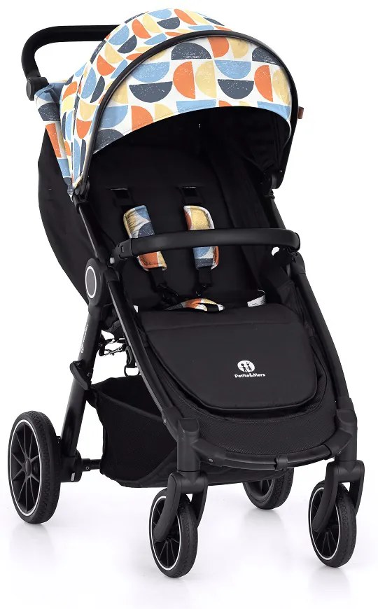 PETITE&MARS Kočík Street+ RWS Black Limited 100 Retro Complete