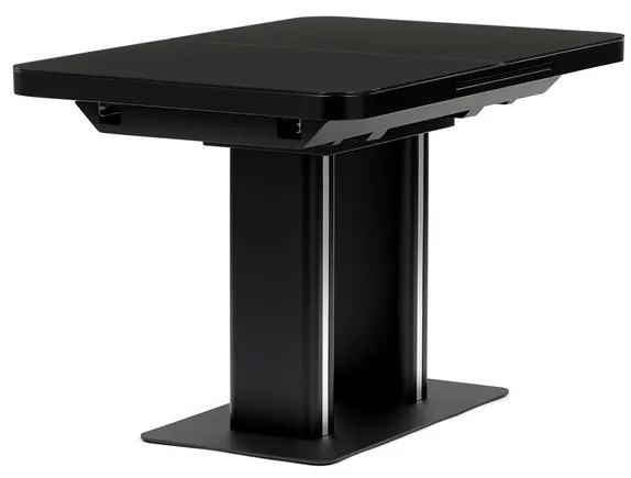 Autronic BONTEC Jedálenský stôl rozkladací 120x80cm, mdf, čierna, HT-D1926 BK Farba: Čierna