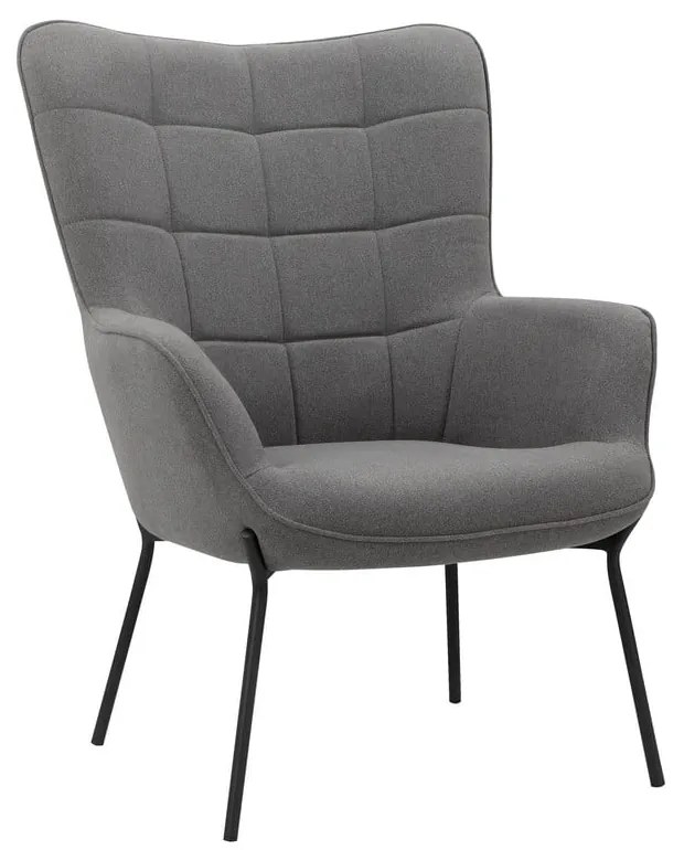 Sivé kreslo Boris – Støraa