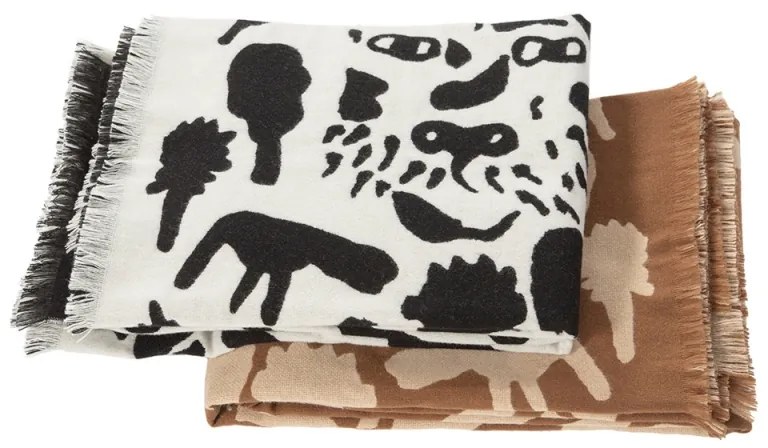 Deka Oiva Toikka Cheetah 180x130cm, hnedo-biela