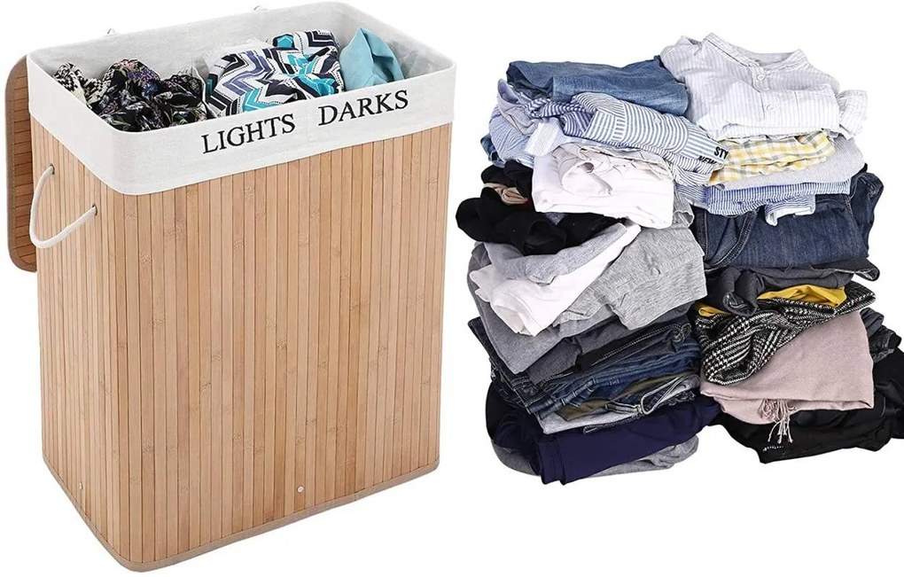 Kôš na bielizeň Dakota 63x52x32 cm