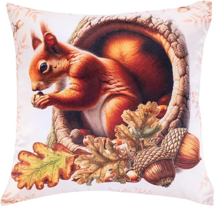 Súprava 3 ks obliečok na vankúšiky LESNÉ ZVIERATKÁ 45 x 45 cm