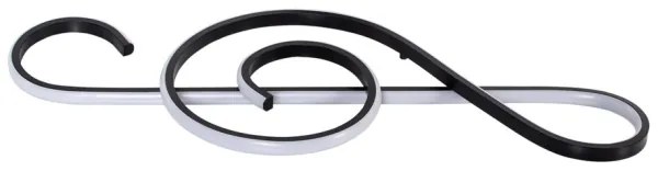 LED Luster na lanku LED/18W/230V 3000K čierna