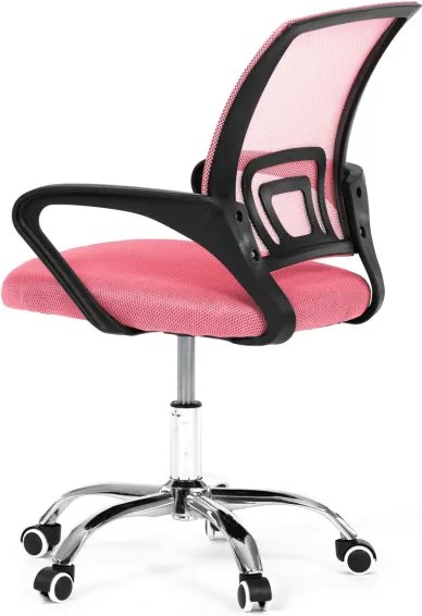 Detská otočná stolička ružová KA-L103 PINK