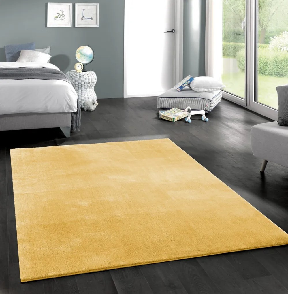 Koberec Loft 160x220/230 cm, zlatý