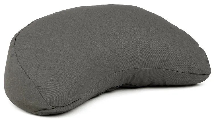 Bodhi Yoga cestovný meditačný vankúš YOGI MOON Mini ECO plnený pohánkou 33 x 13 x 17 cm Farba: Antracitová