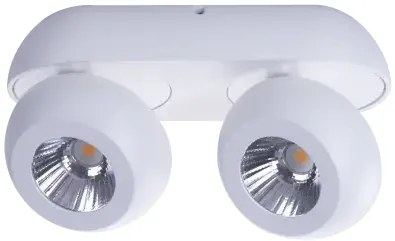 LED bodové svetlo Ojos 2 biele