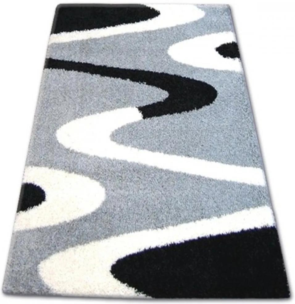 Kusový koberec Shaggy Bono šedý, Velikosti 120x170cm