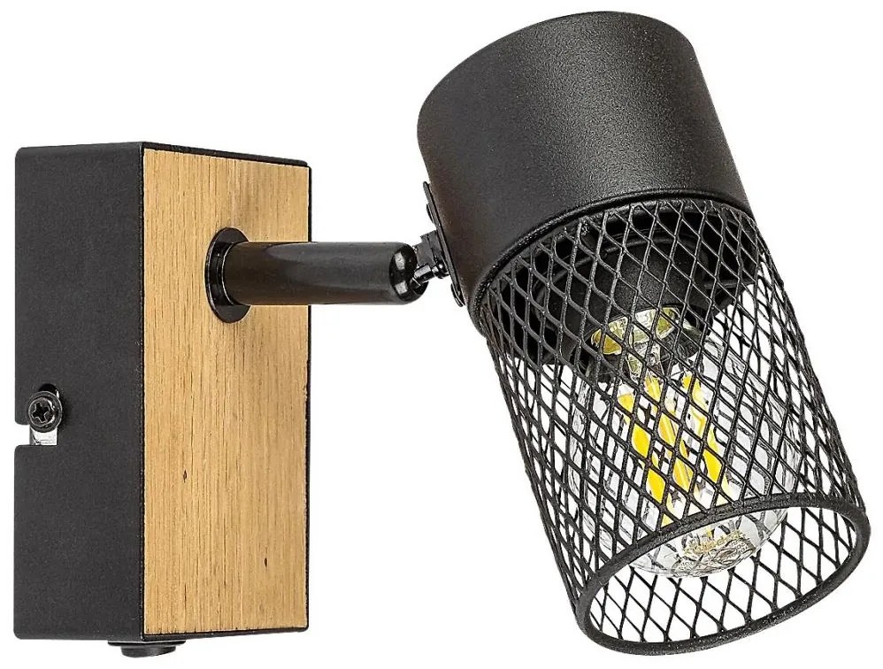 Rabalux 71151 - Nástenné bodové svietidlo METTA 1xE14/40W/230V dub