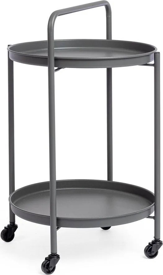Oceľový servírovací stolík ø 44,5 cm Austin – Bizzotto