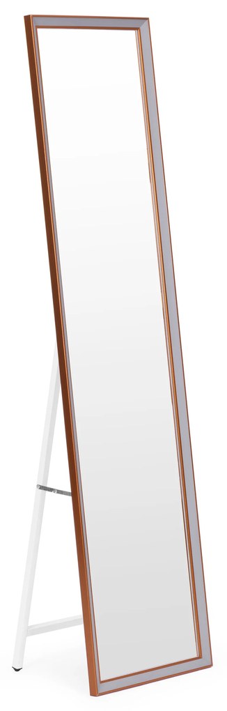 ModernHome Veľké stojace zrkadlo 148 cm - hliníkový rám