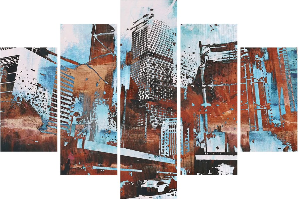 Obraz - Mrakodrapy (150x105 cm)