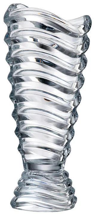 Bohemia Crystal váza na nôžke Wave 415mm