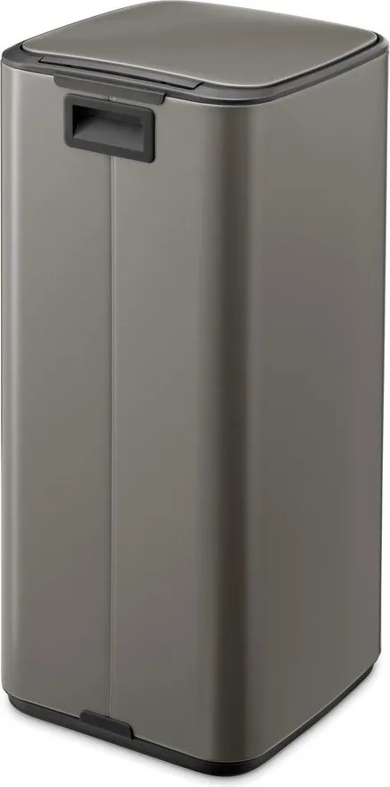 Sivý pedálový oceľový odpadkový kôš 30 l Bo – Brabantia