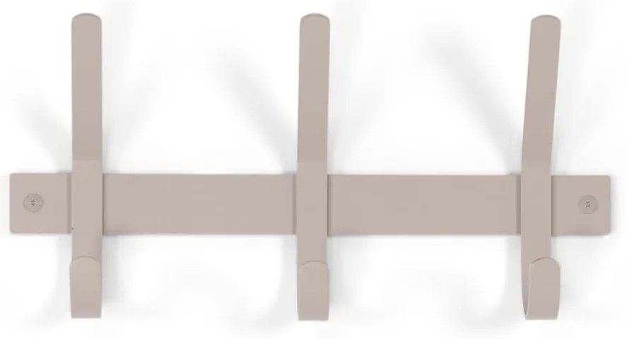 Taupe kovový nástenný vešiak 40 cm Dexter – Spinder Design