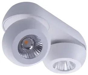 LED bodové svetlo Ojos 2 biele