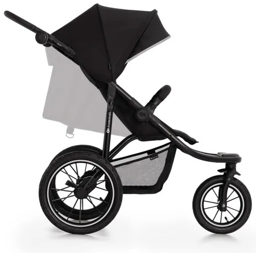 KINDERKRAFT - Športový kočík HELSI2 čierny