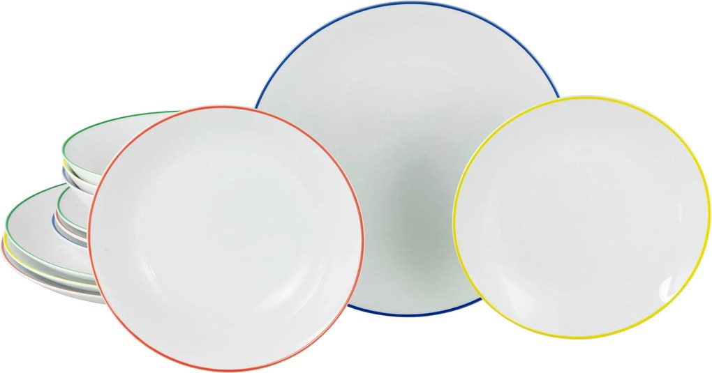 XXXLutz JEDÁLENSKÝ SERVIS Luna Color Line 12-dielne Creatable - Online Only bytové doplnky - 007768059005