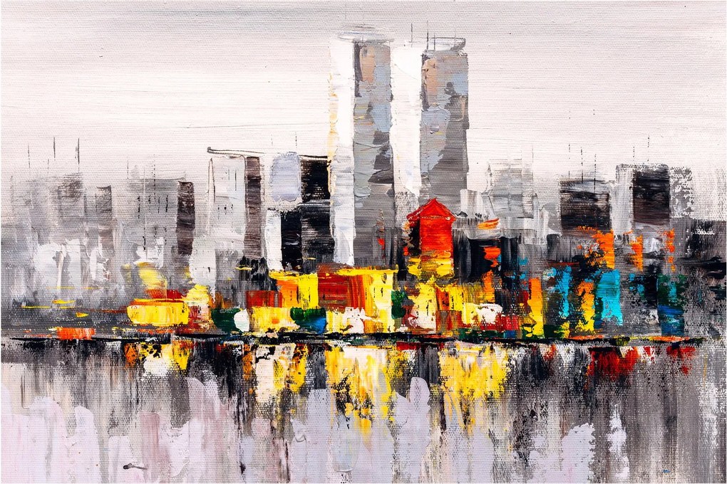 Obraz - Maľba veľkomesta (90x60 cm)