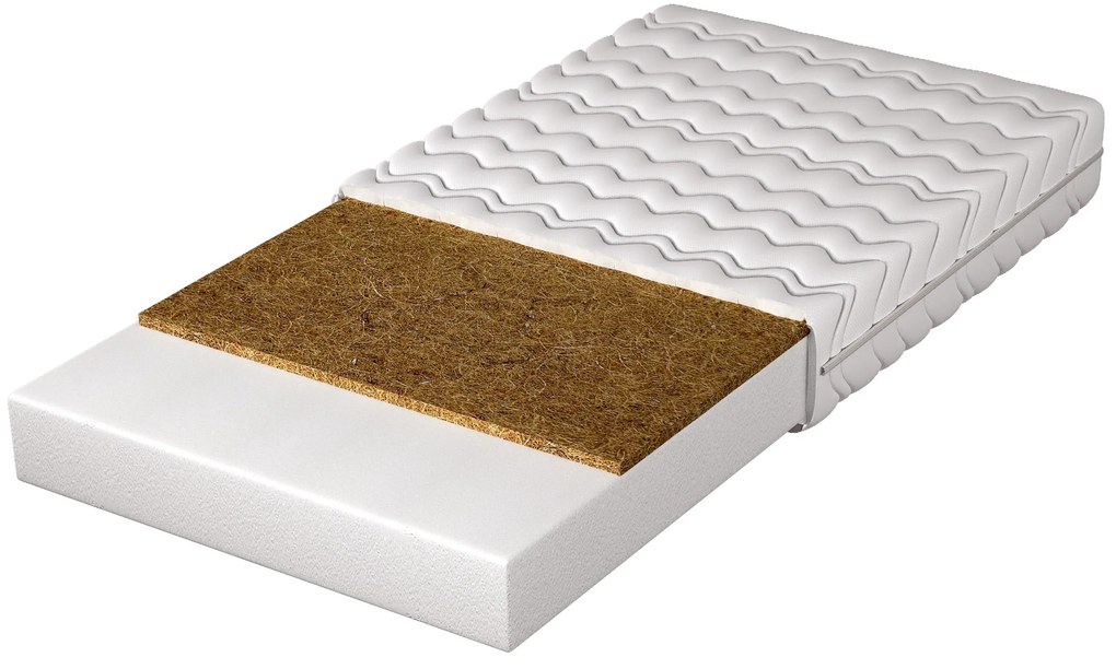 Výhodný set: detská posteľ Basic Love Plus 140 x 200 s úložným priestorom + matrac Ares 10