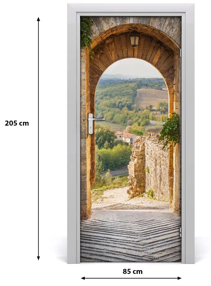 Fototapeta samolepiace na dvere Toskánsko Taliansko 85x205 cm