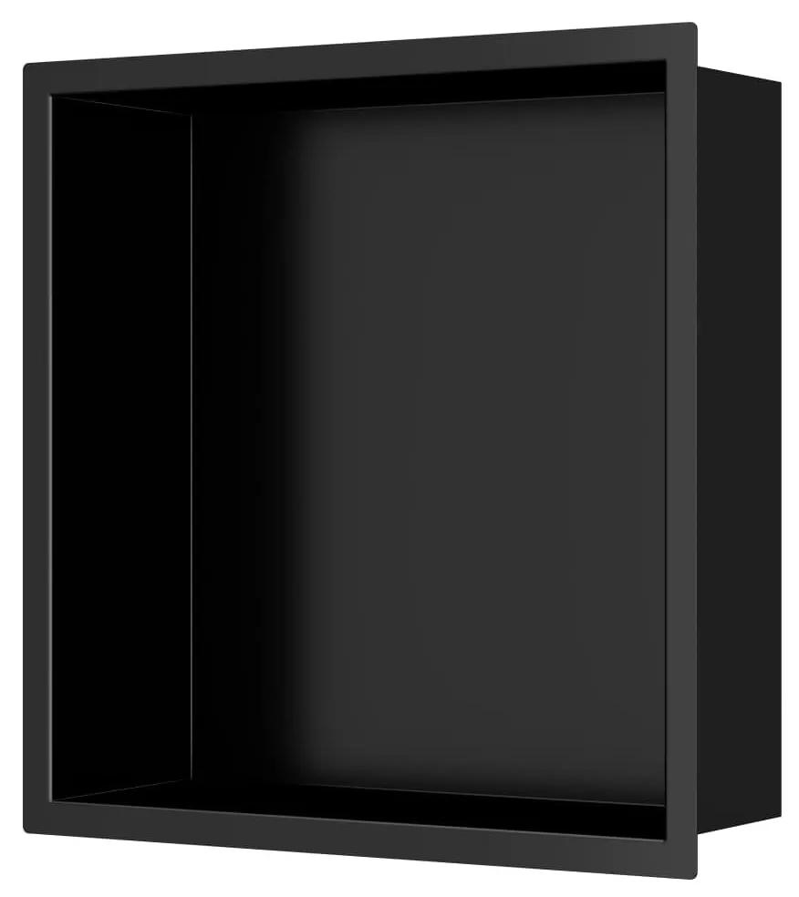 Vstavaná polička SAT Aurum čierna matná 30x30 cm SATAURN3030MB