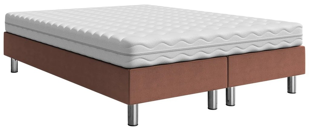 Čalúnená manželská posteľ Estelle B, Dostupné poťahy: ekokoža Soft 011 (čierna), Rozmer postele: 140x200
