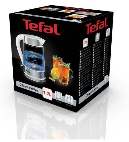 Rýchlovarná kanvica Tefal Glass KI730132 biela (použité)