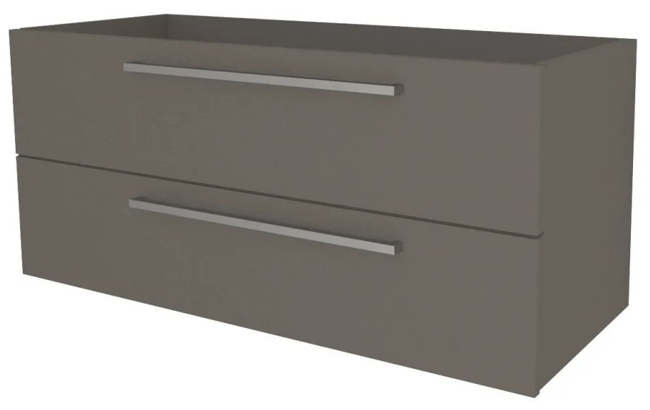 Mereo, Mereo Bino, kúpeľňová skrinka 121 cm, Multidecor, Lávovo sivá, MER-CN693SLAS1