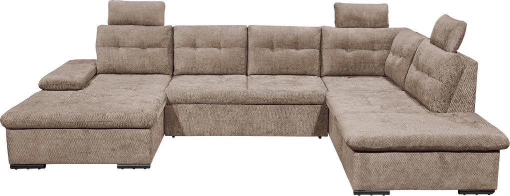 XXXLutz SEDACIA SÚPRAVA, textil, taupe Livetastic - Sedačky - 002220057609