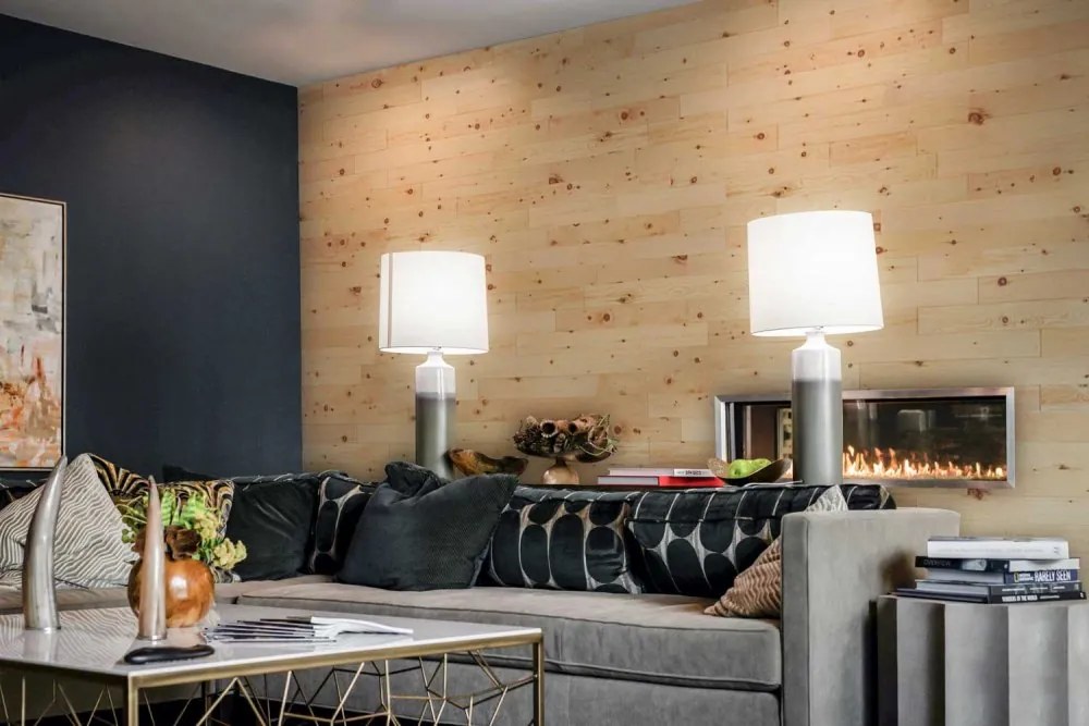 BOROVICA 1000 (1000 x 100 mm) - veľkoformátový drevený obklad 3D