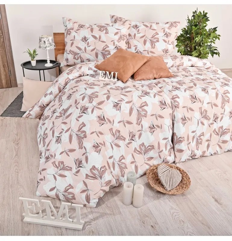 Obliečky krepové Susan EMI, Štandardný set jednolôžko obsahuje 1x 140x200 + 1x 70x90