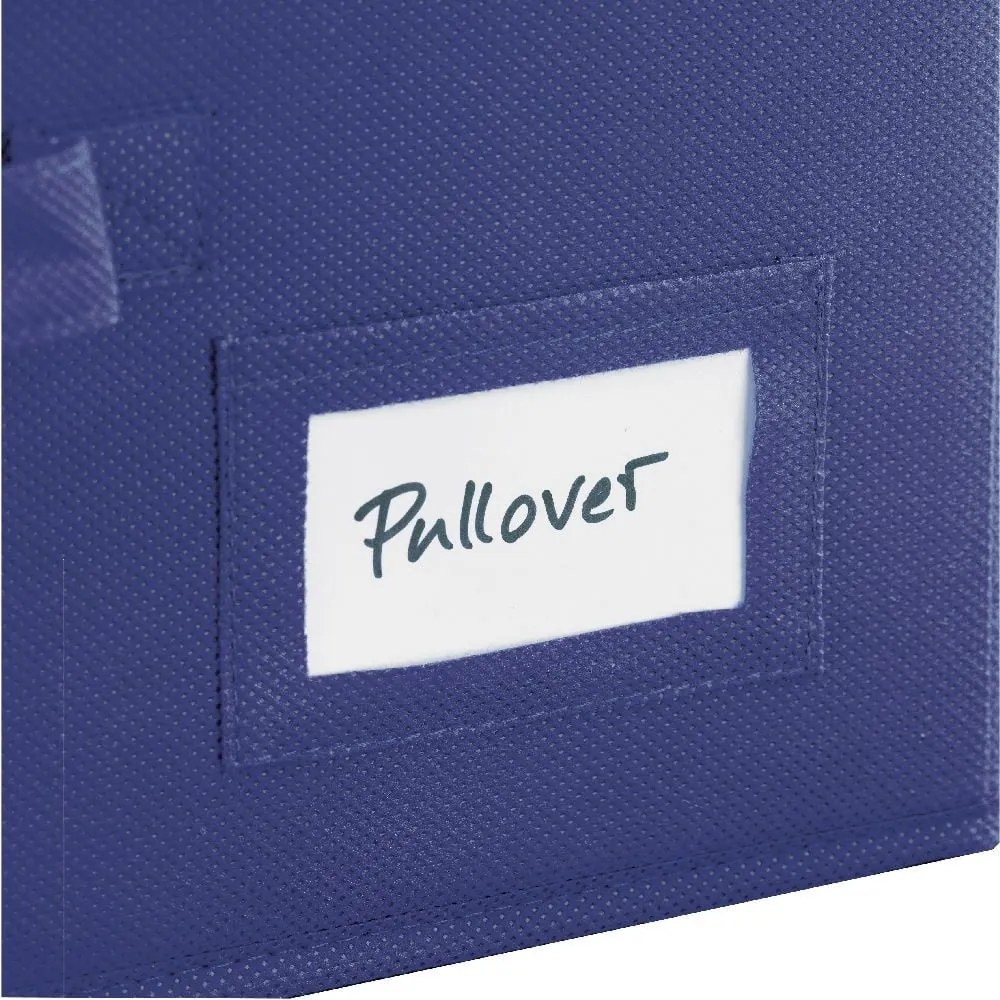 Modrý úložný box Wenko Ocean, dĺžka 34 cm