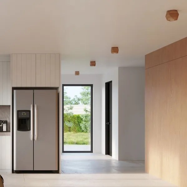 Sollux SL.1009 - Stropné svietidlo WOODY 1xGU10/40W/230V