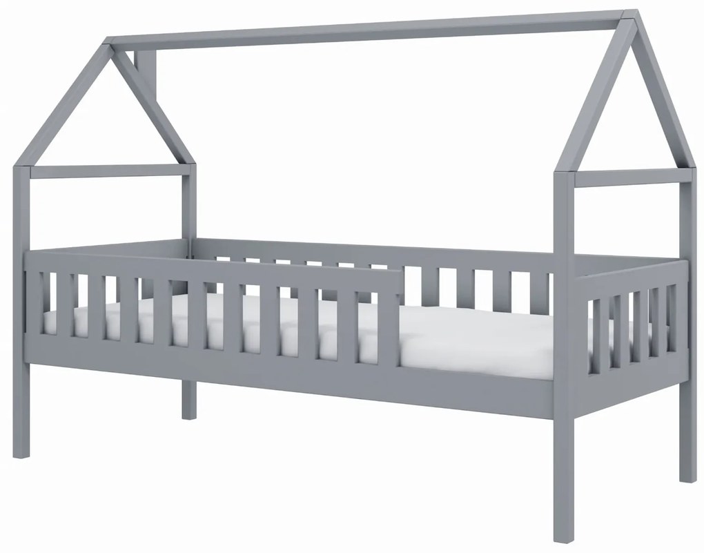 Detská posteľ 80 x 180 Donnira (s roštom) (grafit). Vlastná spoľahlivá doprava až k Vám domov. 1040105