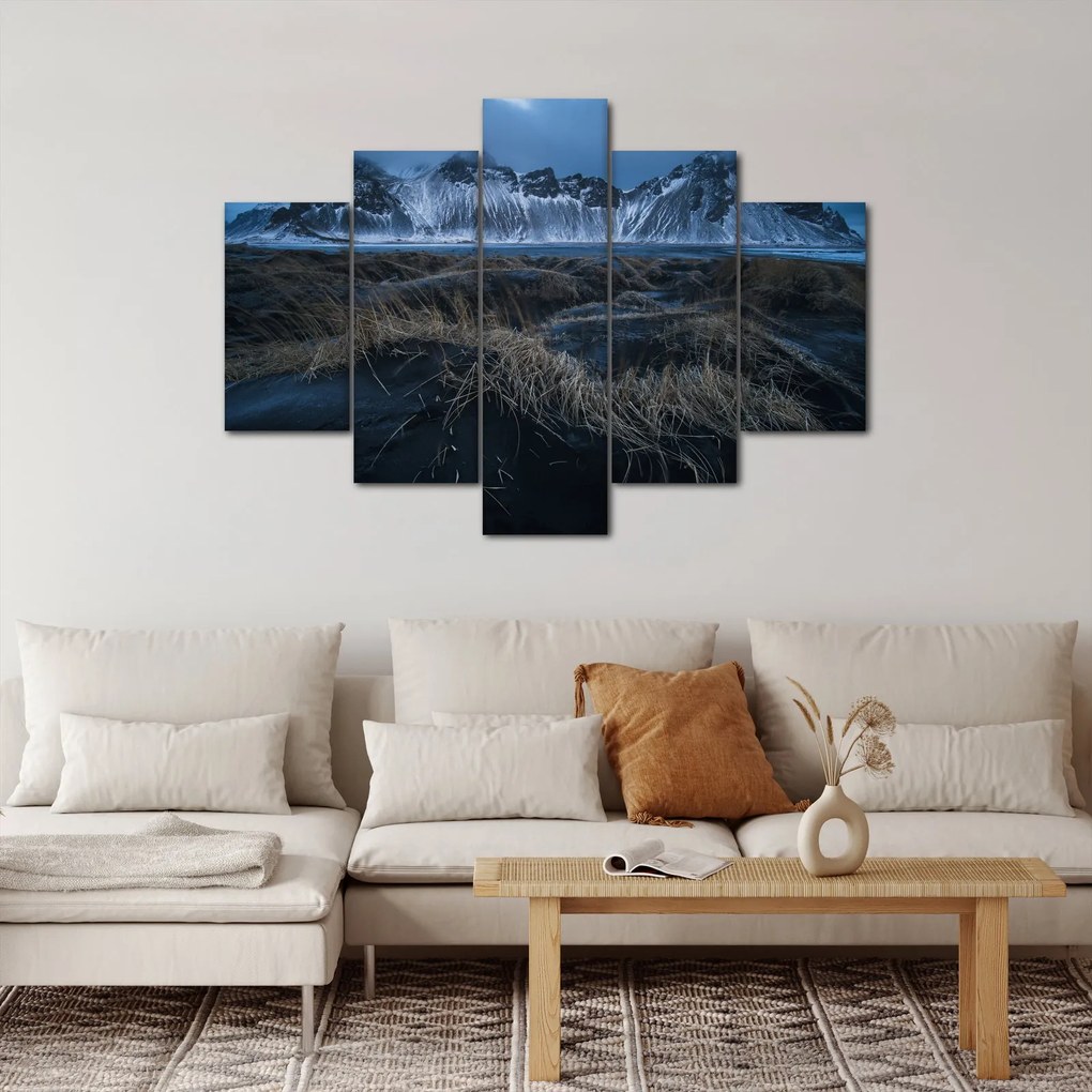 Obraz výhľadu na Islandskej vrcholky (150x105 cm)