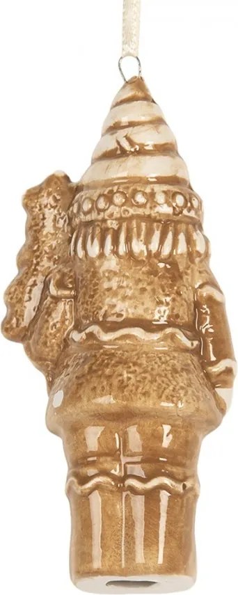 Závesná ozdoba perníkový Luskáčik Gingerbread Cott - 6*4*11 cm